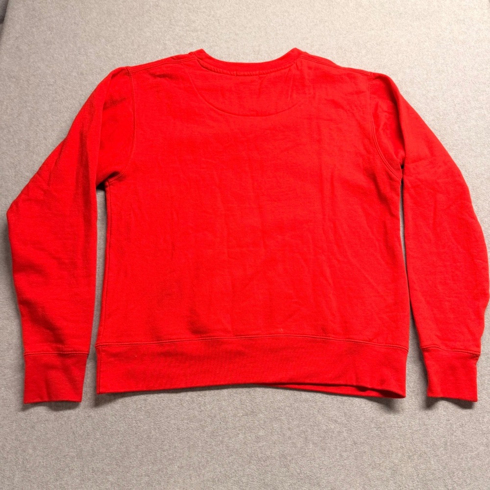 Milano Di Rouge Red Crewneck Sweatshirt Logo Graphic Pullover Small - Picture 7 of 7